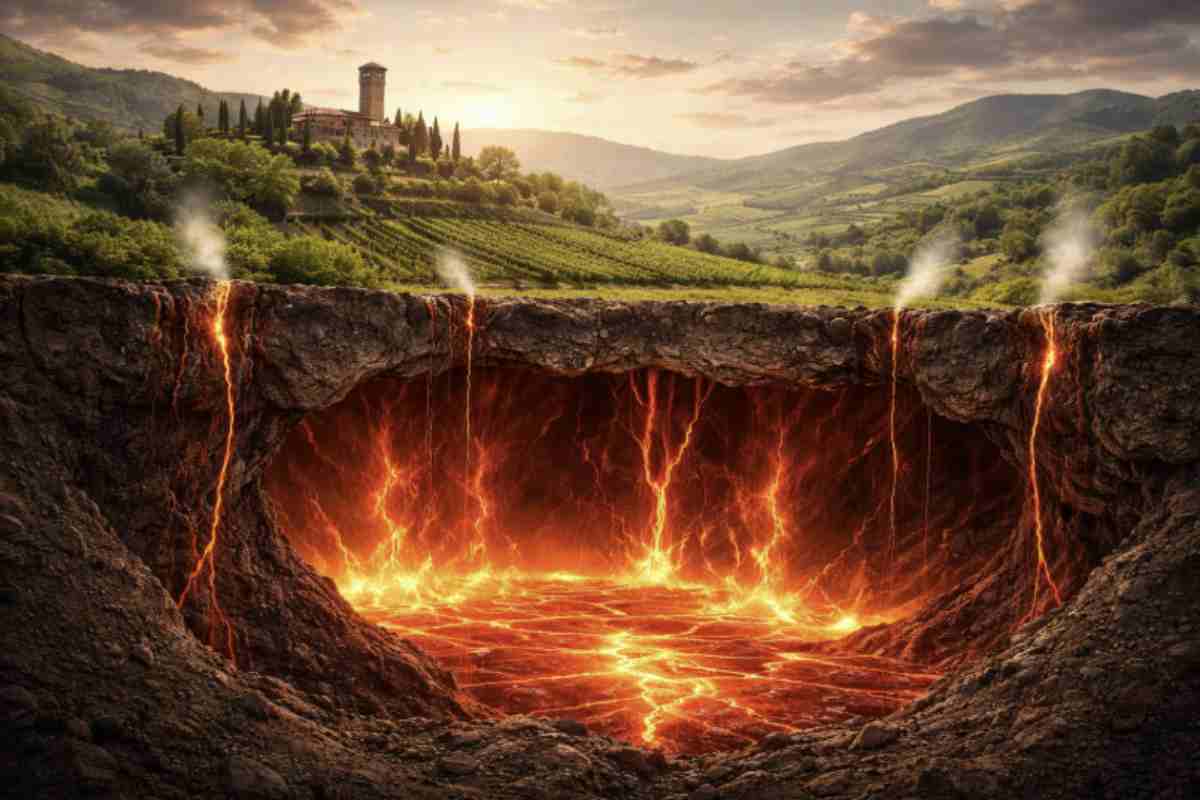 Non si tratta di una scoperta simbolica, ma di una realtà geologica concreta: un sistema vasto e profondo di serbatoi naturali di magma